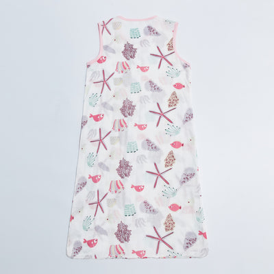 Baby Wearable Muslin Blanket Sleeveless Sleeping Bag 3-Way Zipper Yellow - Little Kooma