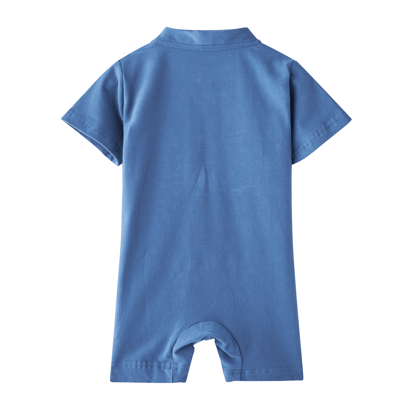 [BB05] Baby Boy Cheongsam Romper Ruyi Lock Dark Blue - Little Kooma