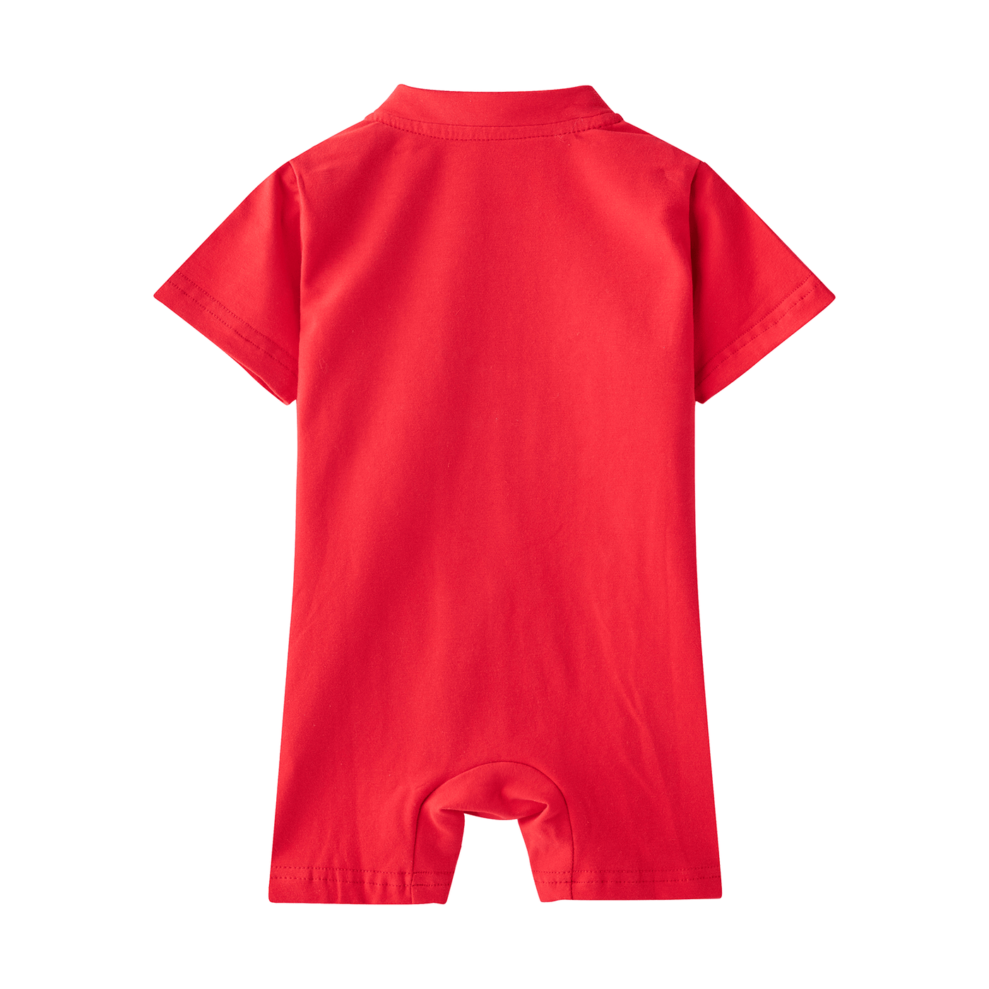 [BB04] Baby Boy Cheongsam Romper Ruyi Lock Red - Little Kooma