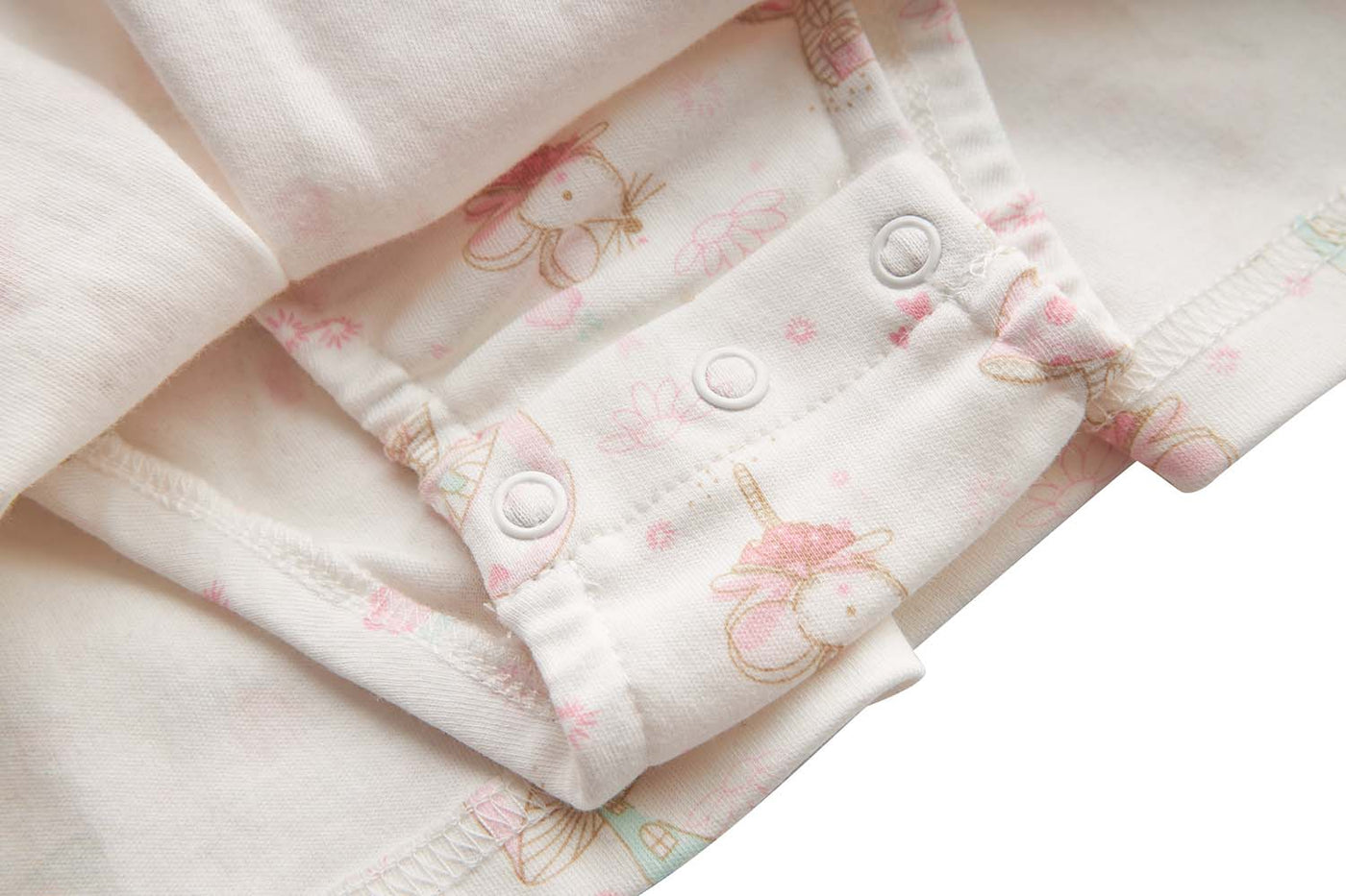 [ZBG06] Baby Girl White w Mouse Bodysuit Dress n Pink Ruffled Cardigan 2 Pc Set - Little Kooma