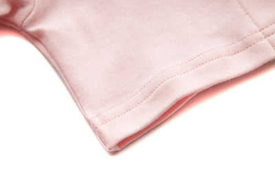 [ZBG06] Baby Girl White w Mouse Bodysuit Dress n Pink Ruffled Cardigan 2 Pc Set - Little Kooma