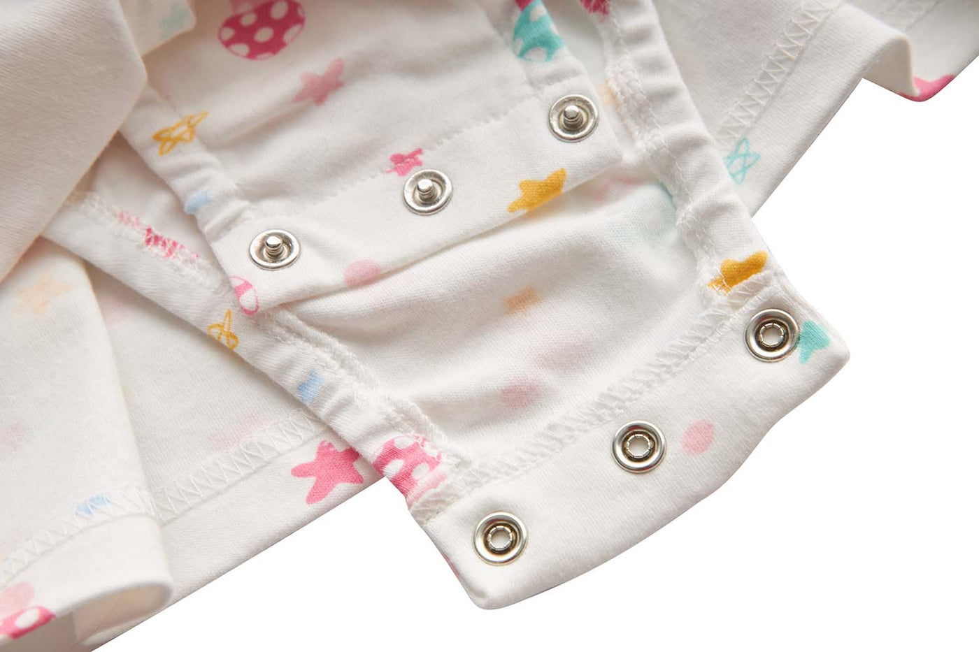 [ZBG01] Baby Girl White w Mushroom Bodysuit Dress n Purple Ruffled Cardigan 2 Pc Set - Little Kooma