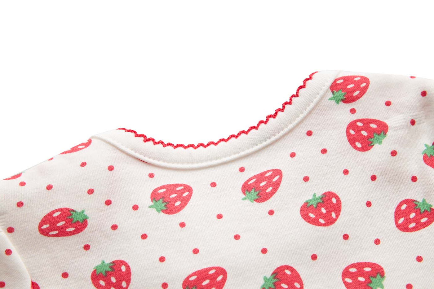 [ZBG05] Baby Girl Strawberry Bodysuit Dress n Pink Cardigan 2pc Set - Little Kooma