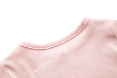 [ZBG04] Baby Girl White w Pink Rose Bodysuit Dress n Pink Cardigan w I Love Mummy 2 Pc Set - Little Kooma
