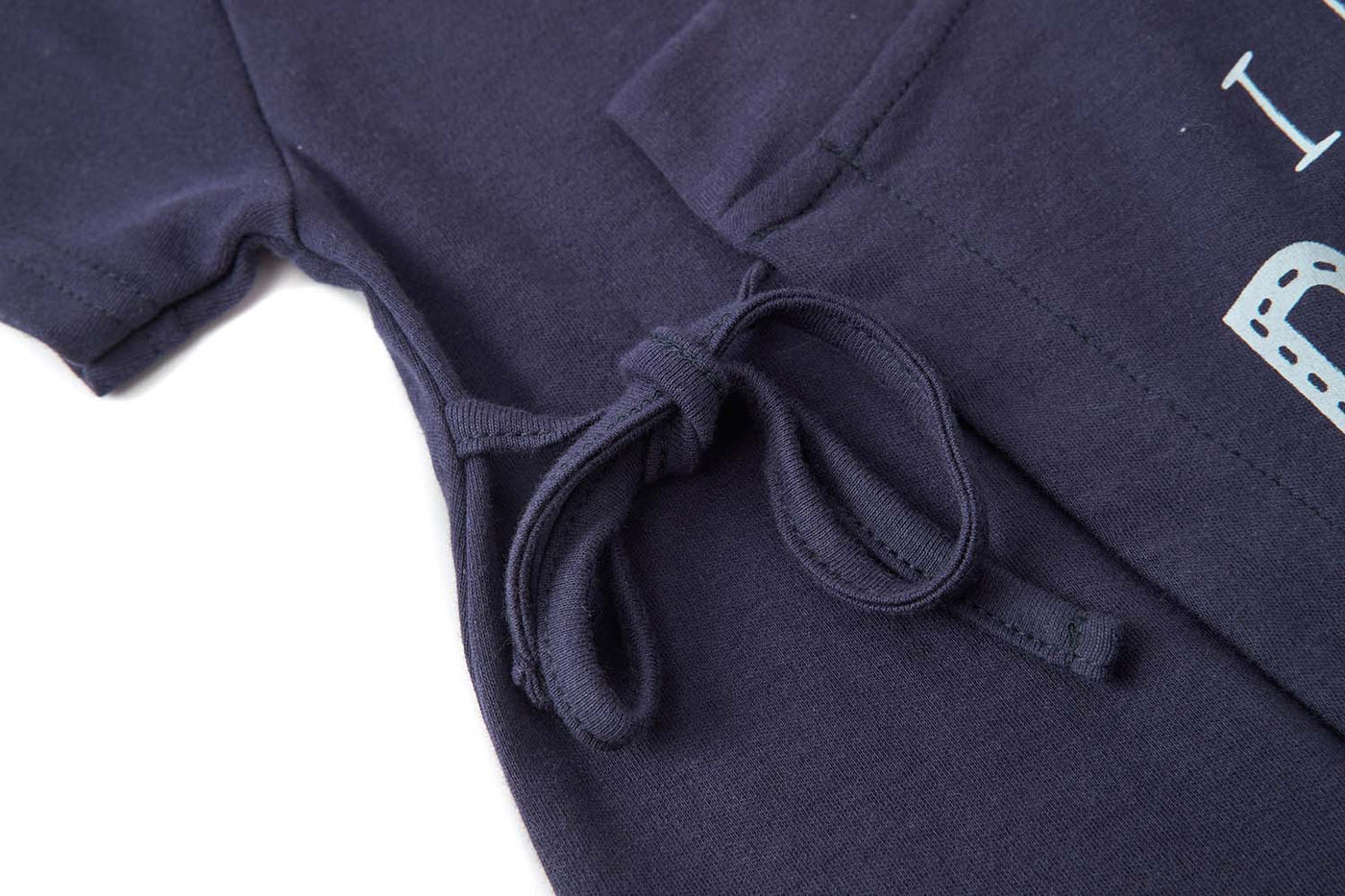 Baby Kimono Romper Dark Blue I Love My Daddy - Little Kooma