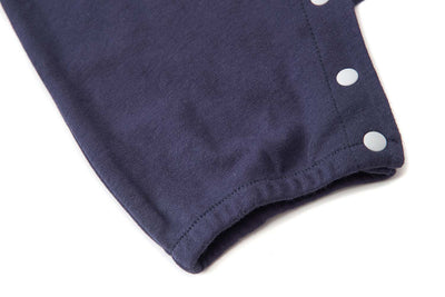 Baby Kimono Romper Dark Blue I Love My Daddy - Little Kooma