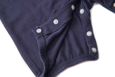 Baby Kimono Romper Dark Blue I Love My Daddy - Little Kooma