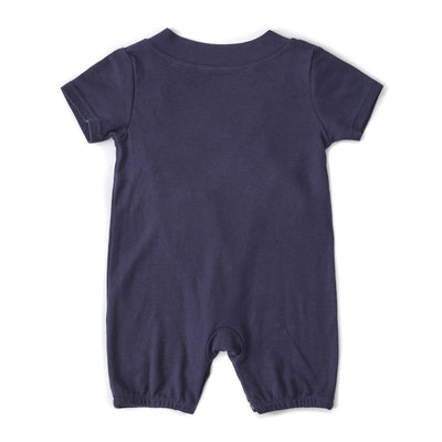Baby Kimono Romper Dark Blue I Love My Daddy - Little Kooma