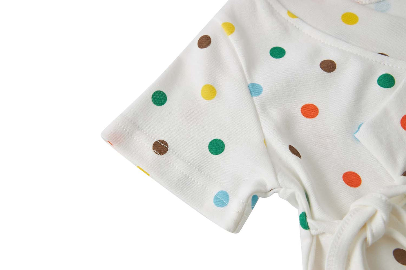 Baby Kimono Romper Colorful Polka Dots - Little Kooma