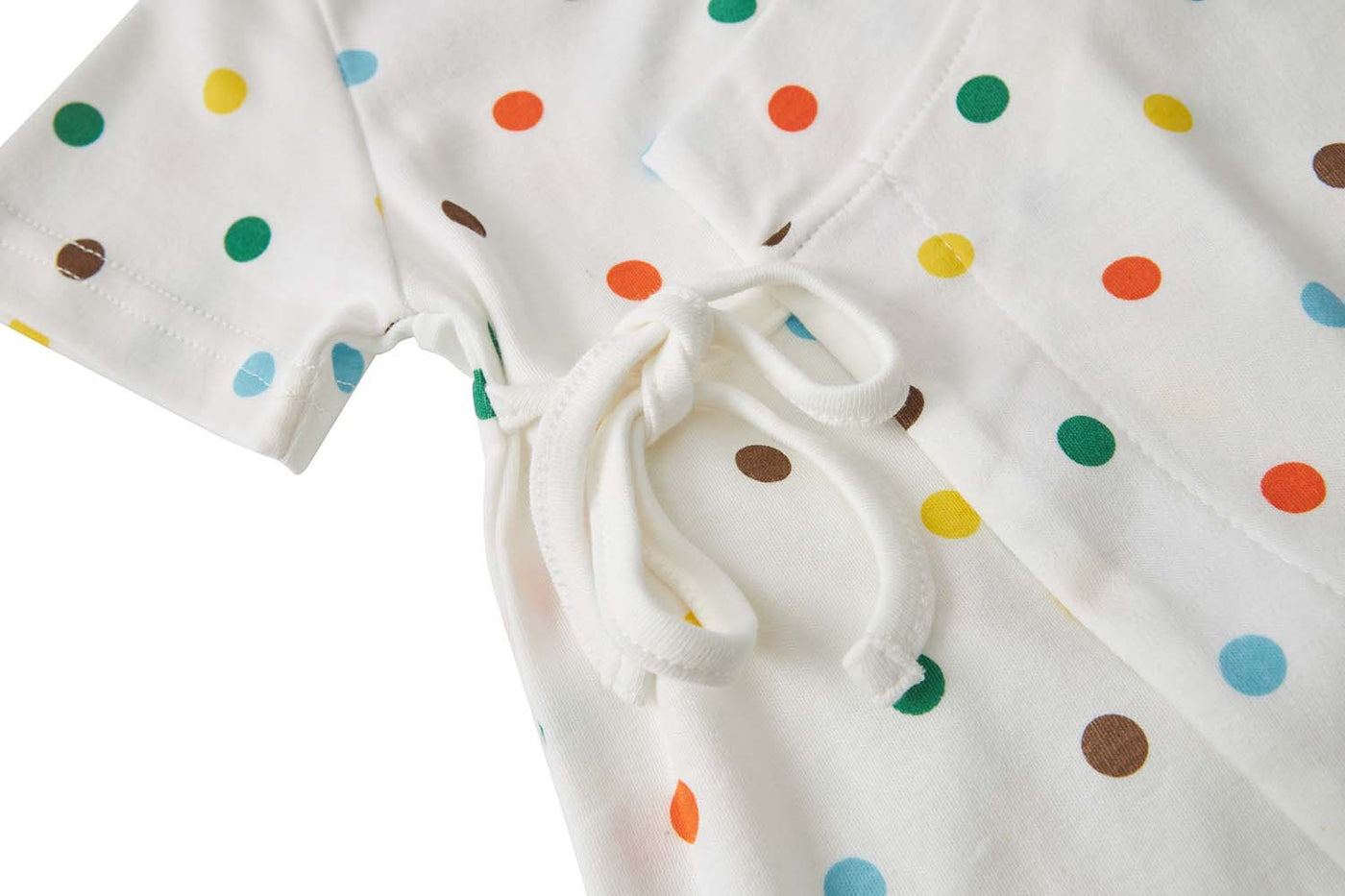 Baby Kimono Romper Colorful Polka Dots - Little Kooma