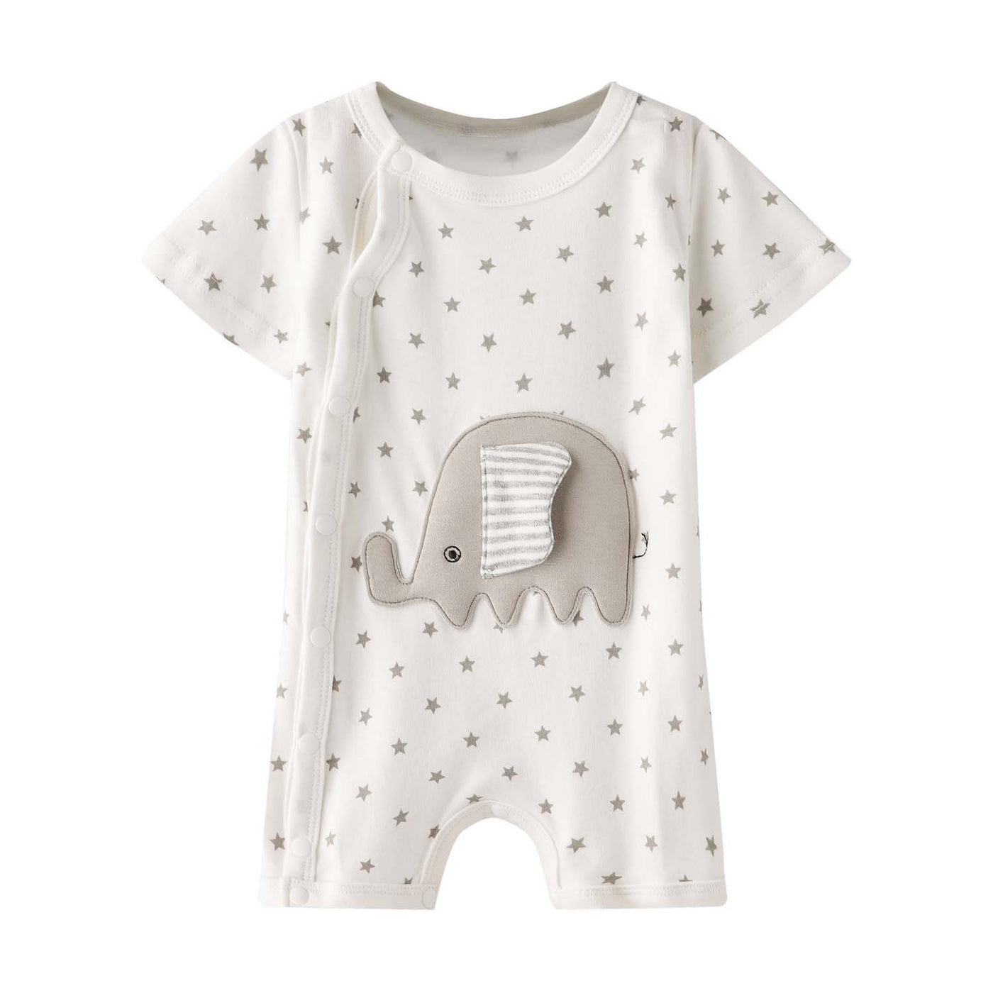 Baby Stars n Elephant Romper - Little Kooma