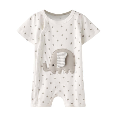 Baby Stars n Elephant Romper - Little Kooma