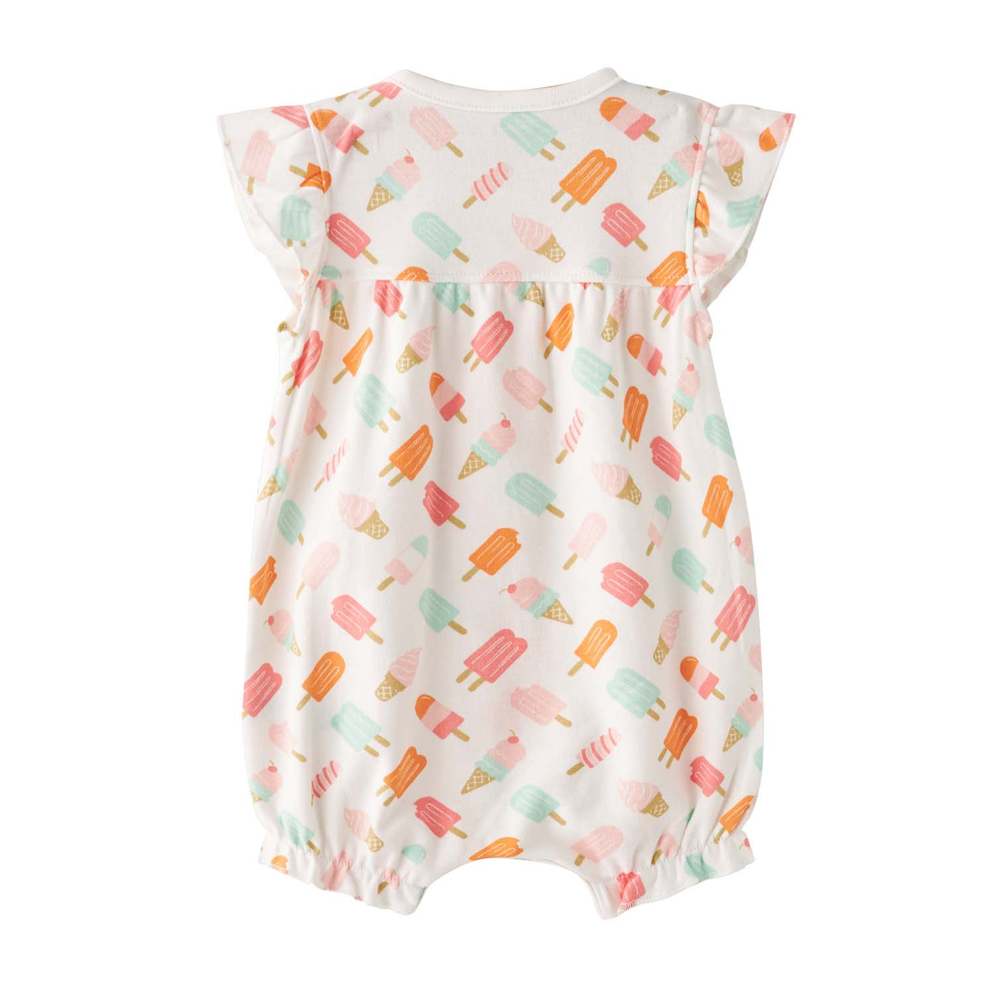 Baby Girl White w Popsicles Romper - Little Kooma