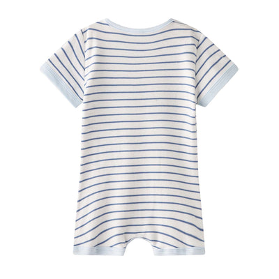 Baby Stripes w Ship Romper - Little Kooma