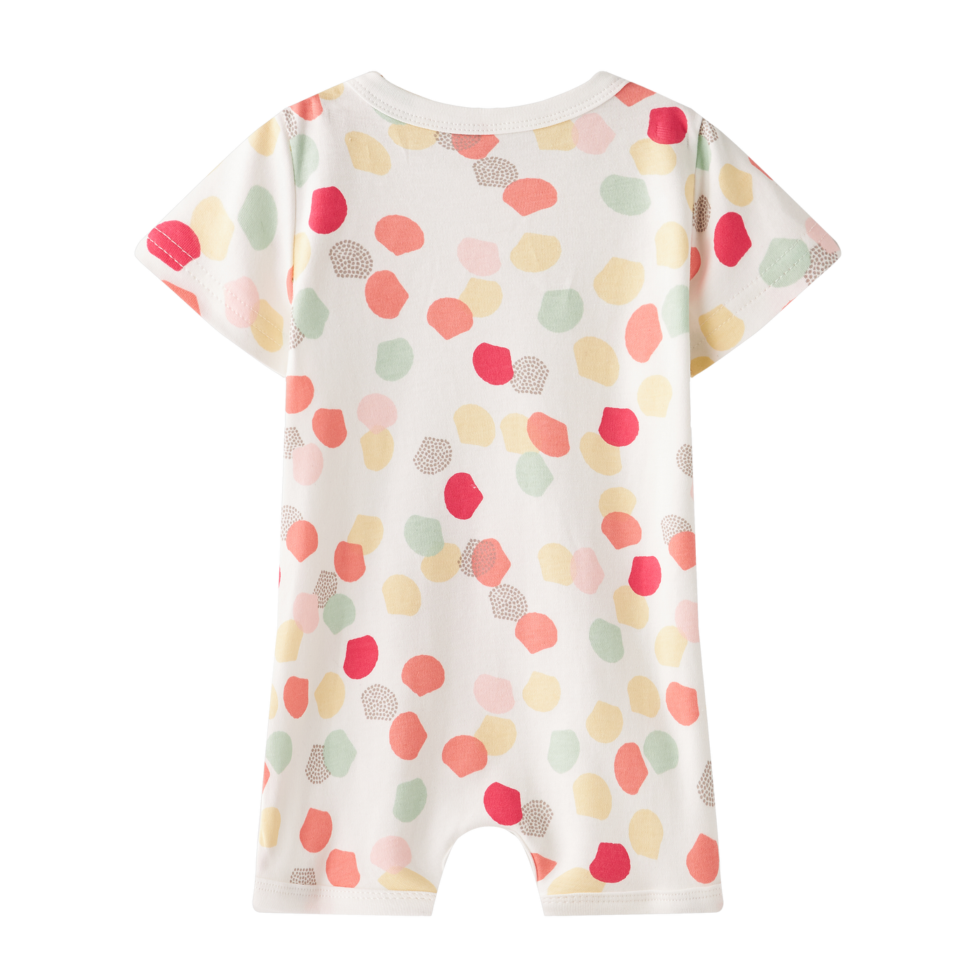 Baby Girl Colourful Polka Dots Bear Romper - Little Kooma