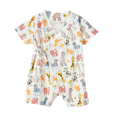 Baby Kimono Romper Animals - 1118 - Little Kooma