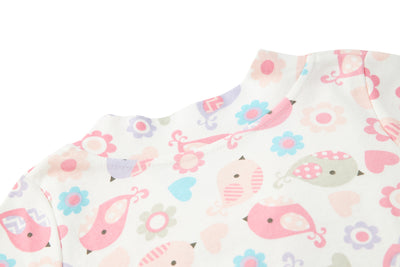 Baby Kimono Romper Pink Birds - 1118 - Little Kooma