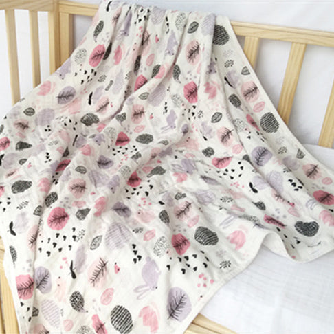 Baby Kid Double Layer Muslin Blankets 110*150 - 0605 - Little Kooma