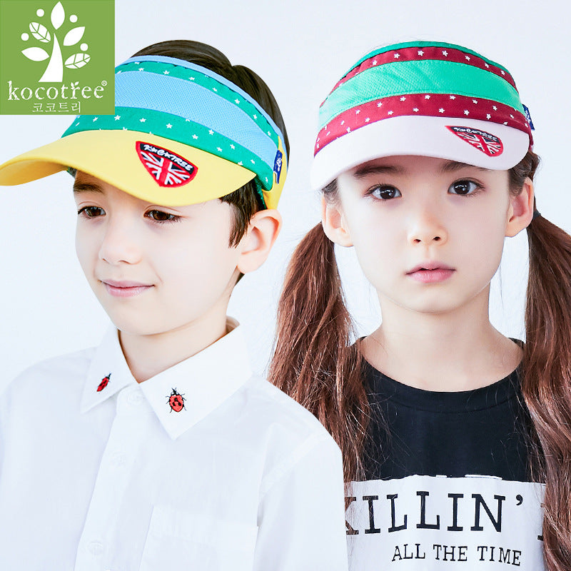 Kids Topless Striped Cap - Little Kooma
