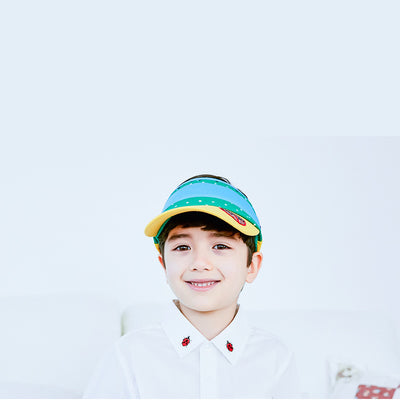 Kids Topless Striped Cap - Little Kooma