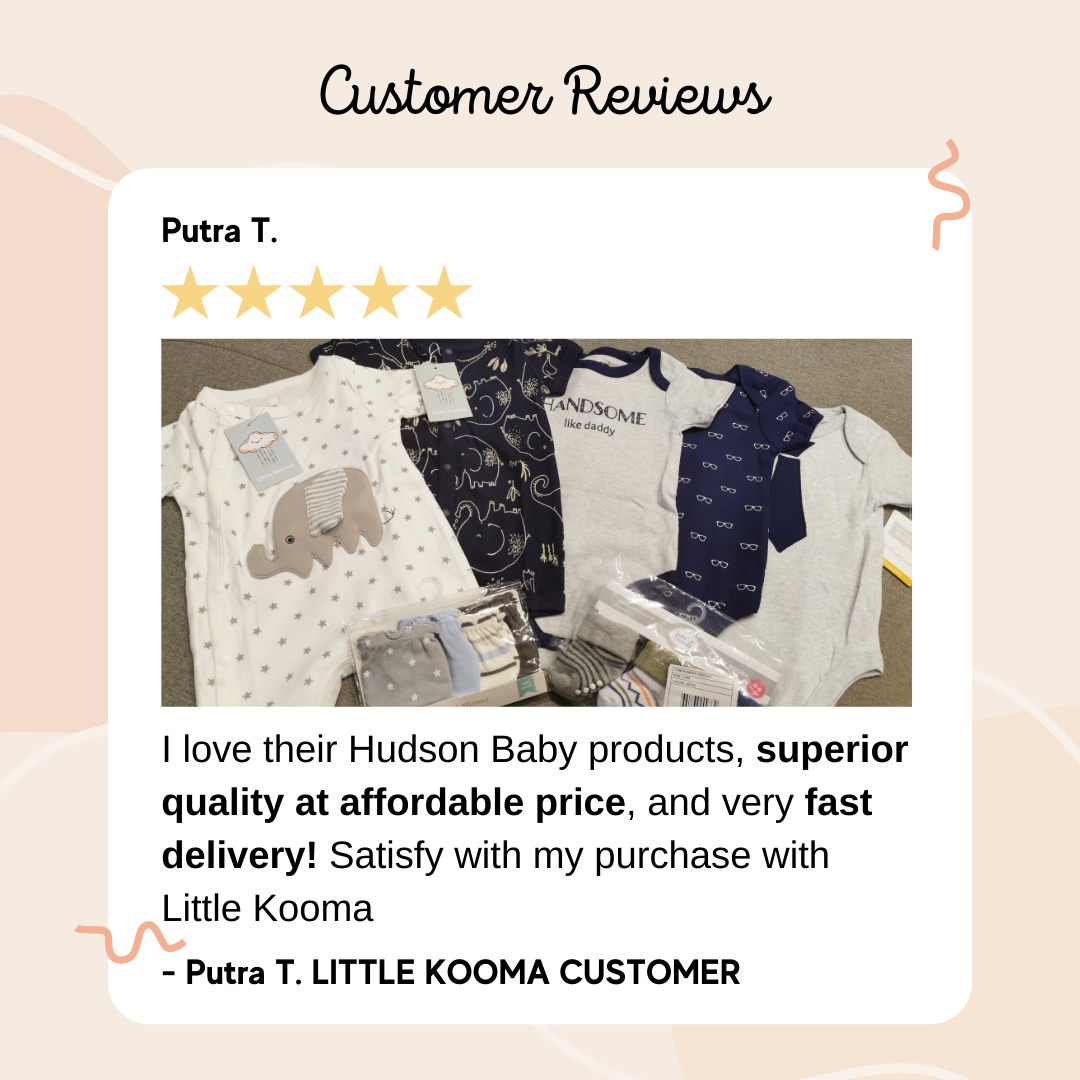 Hudson Baby Bodysuit Sleepsuit Bib 3 Piece Layette Set 01000CH Gentleman - Little Kooma