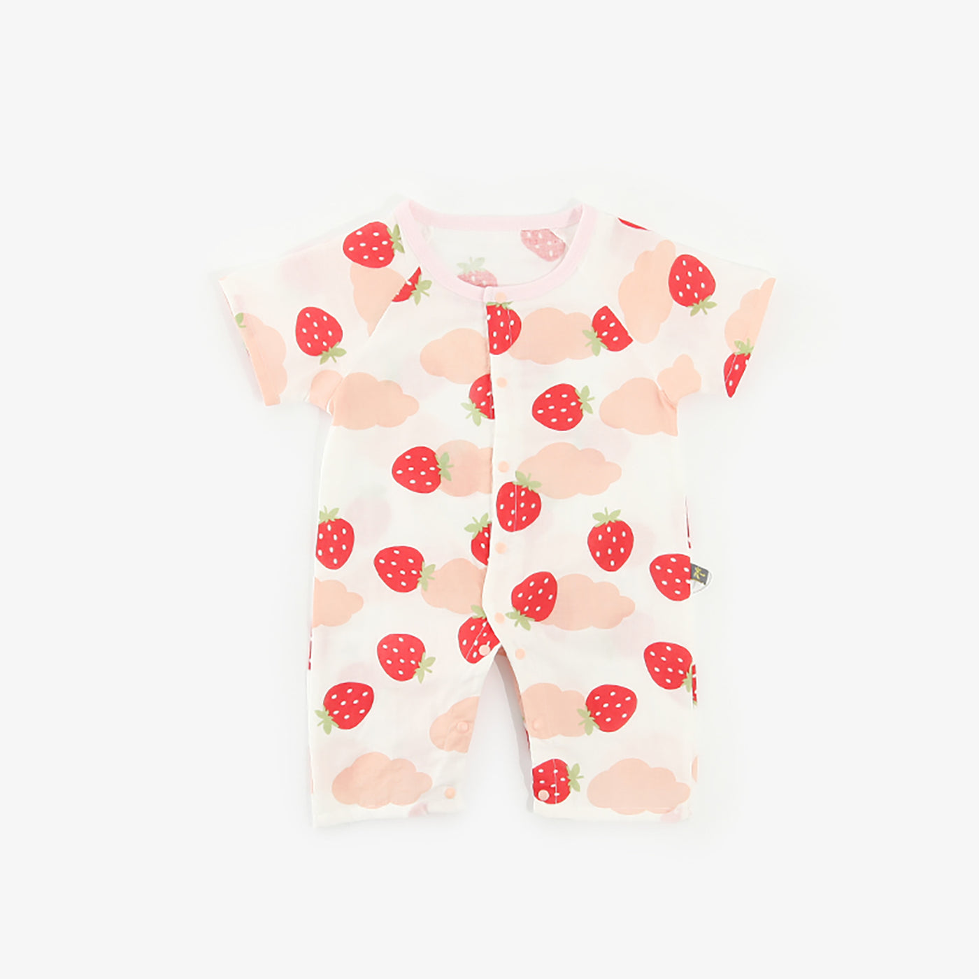 Baby Fruits Gauze Romper Front Buttons - 1006 - Little Kooma
