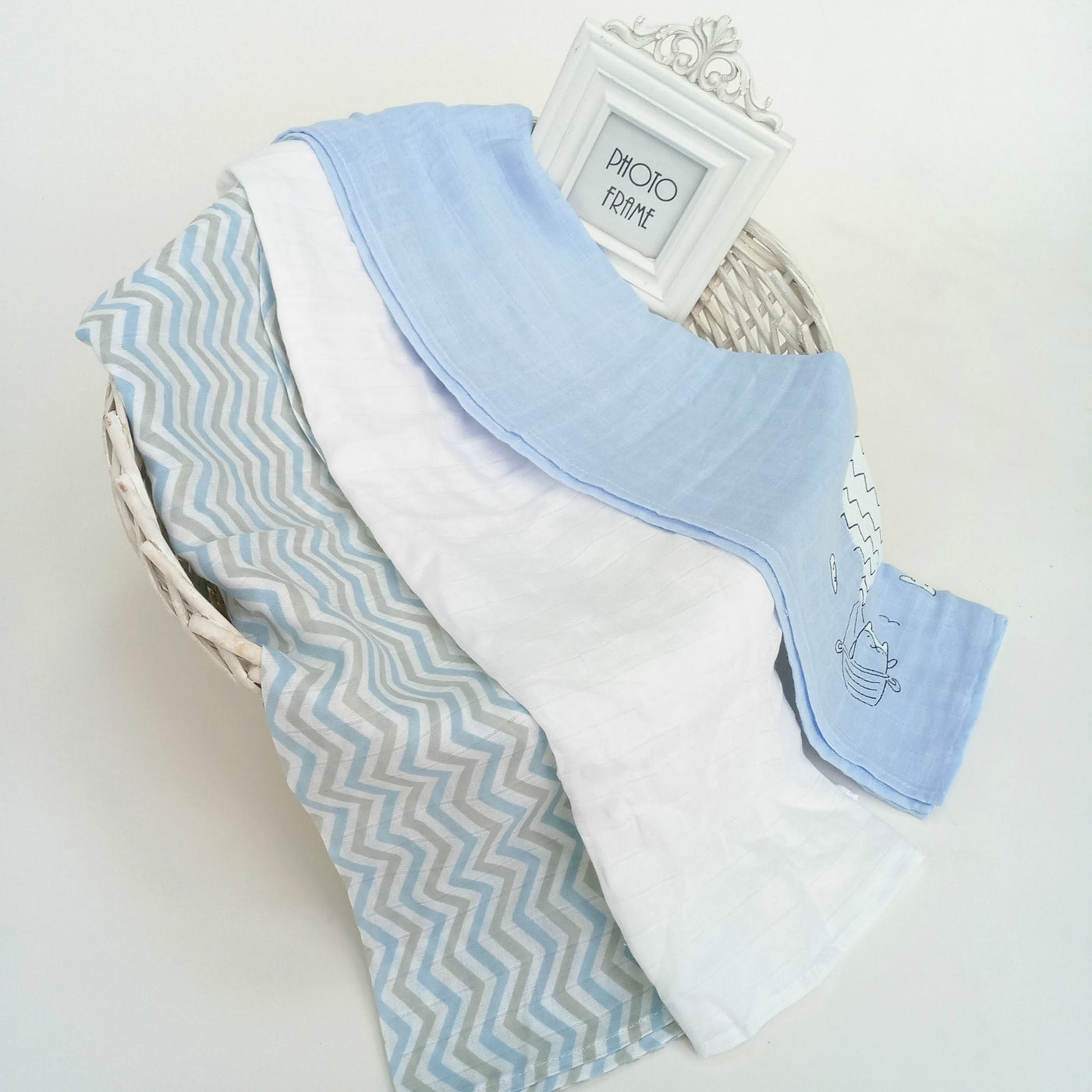Baby Single Layer Muslin Blanket Swaddle 3 Pack 70*70 - 0605 - Little Kooma