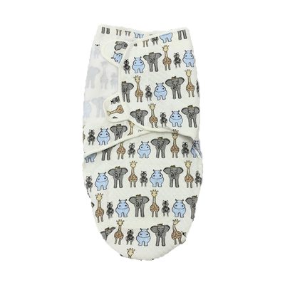 Baby Quilted Swaddle Wrap Magic Tape 0-3 months 2pc Set 42023/42024 - Little Kooma