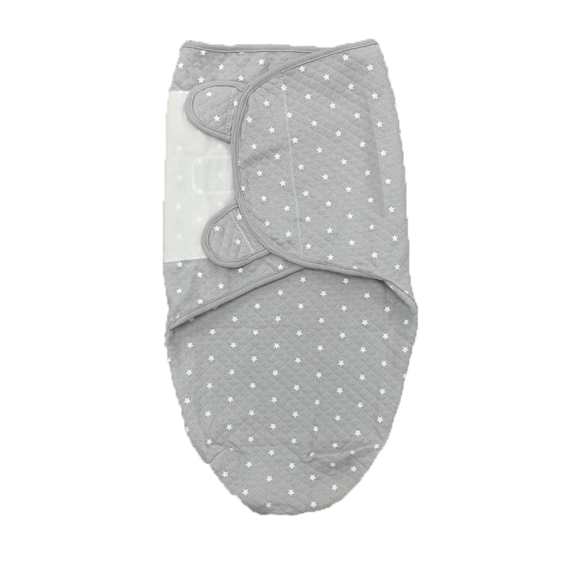 Baby Quilted Swaddle Wrap Magic Tape 0-3 months 2pc Set 42023/42024 - Little Kooma