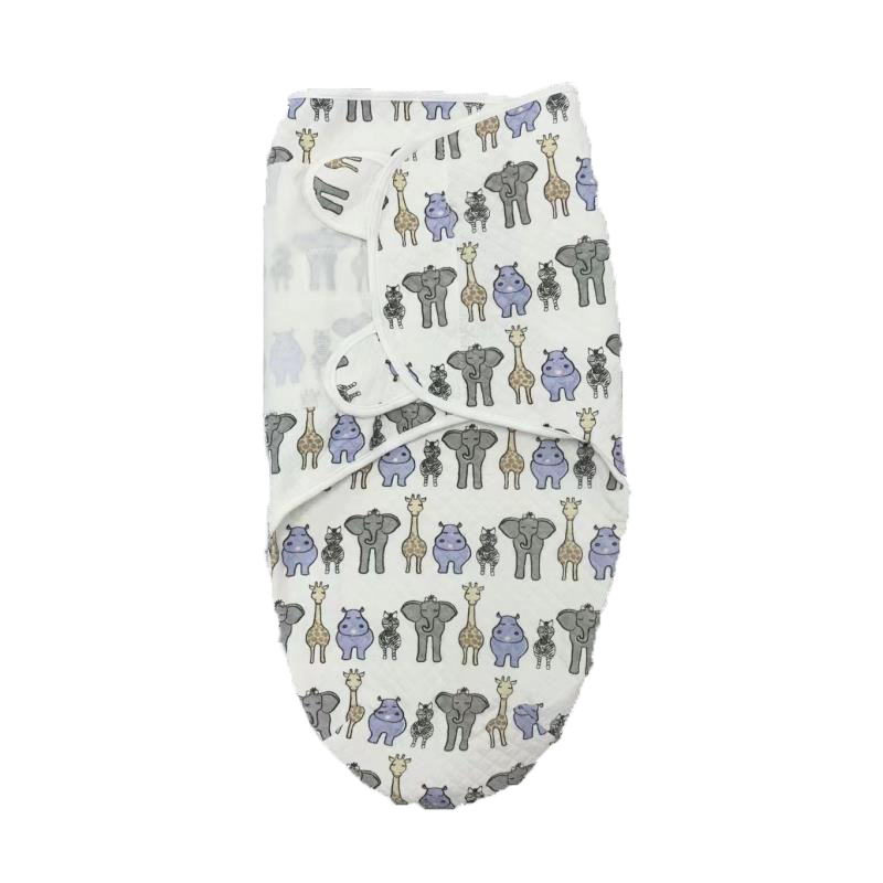Baby Quilted Swaddle Wrap Magic Tape 0-3 months 2pc Set 42026/42031 - Little Kooma