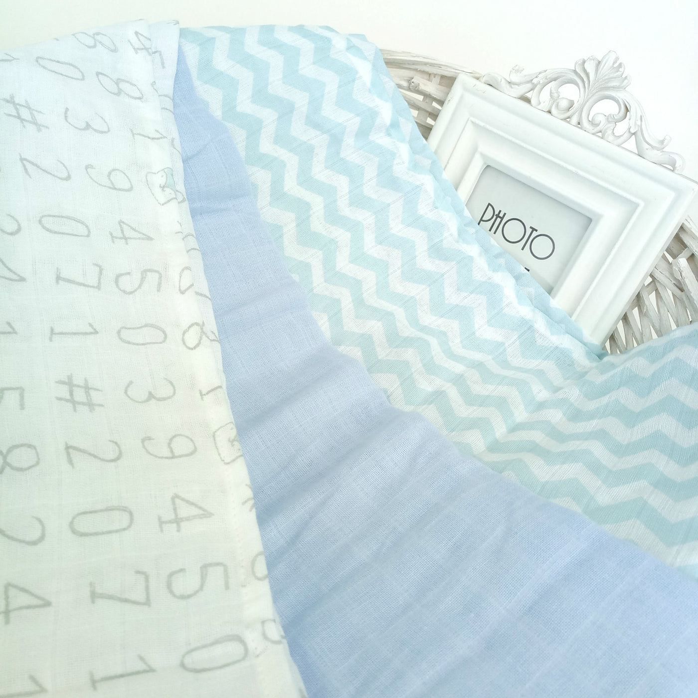 Baby Single Layer Muslin Blanket Swaddle 3 Pack 70*70 - 0605 - Little Kooma