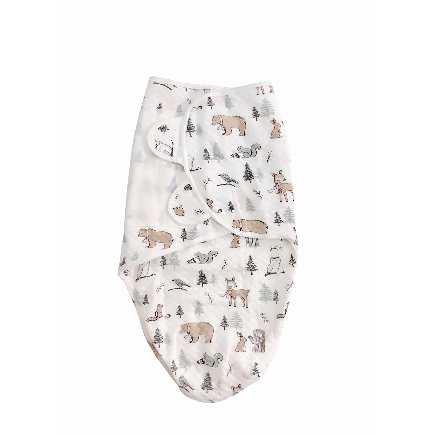 Baby Quilted Swaddle Wrap Magic Tape 0-3 months 2pc Set 42029/42027 - Little Kooma
