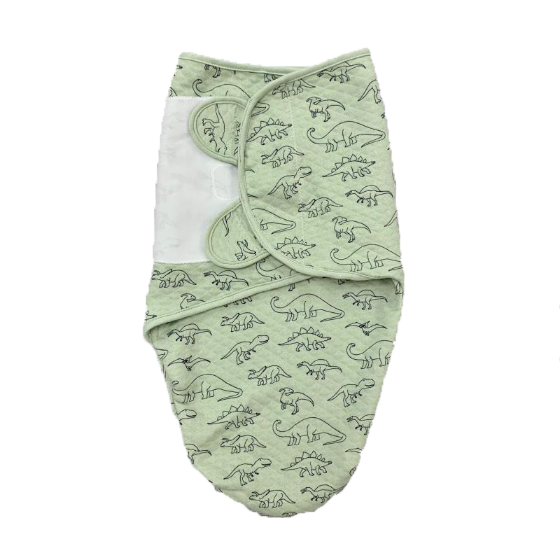 Baby Quilted Swaddle Wrap Magic Tape 0-3 months 2pc Set 42026/42031 - Little Kooma