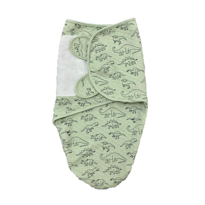 Baby Quilted Swaddle Wrap Magic Tape 0-3 months 2pc Set 42026/42031 - Little Kooma