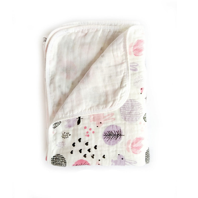 Baby Kid Double Layer Muslin Blankets 110*150 - 0605 - Little Kooma