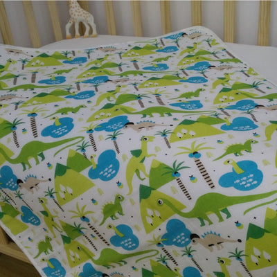Baby Muslin Waterproof Crib Mattress Cover Pad Diaper Changing Mat - 0605 - Little Kooma