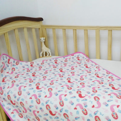 Baby Muslin Waterproof Crib Mattress Cover Pad Diaper Changing Mat - 0605 - Little Kooma