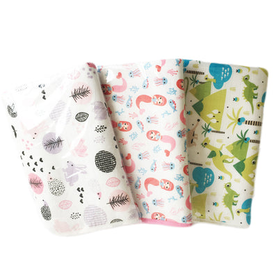Baby Muslin Waterproof Crib Mattress Cover Pad Diaper Changing Mat - 0605 - Little Kooma