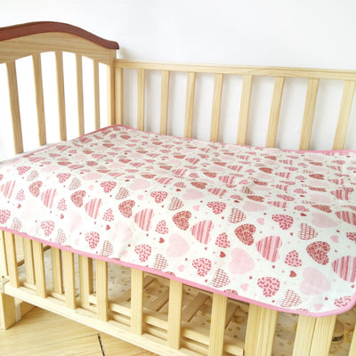 Baby Muslin Waterproof Crib Mattress Cover Pad Diaper Changing Mat - 0605 - Little Kooma