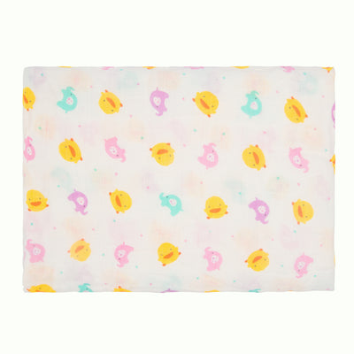 Baby Kid Single Layer Bamboo Fibre Blanket Swaddle 120*120 - 0605 - Little Kooma