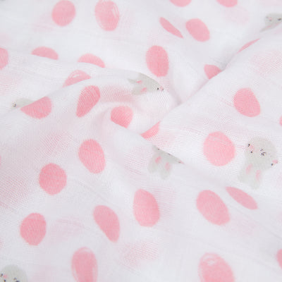 Baby Single Layer Muslin Blanket Swaddle 3 Pack 70*70 - 0605 - Little Kooma