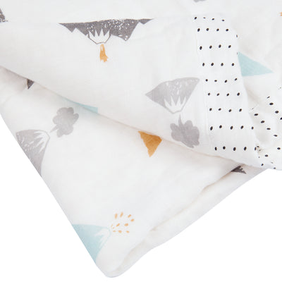 Baby Kid Double Layer Bamboo Fibre Blankets 120*120 - 0605 - Little Kooma