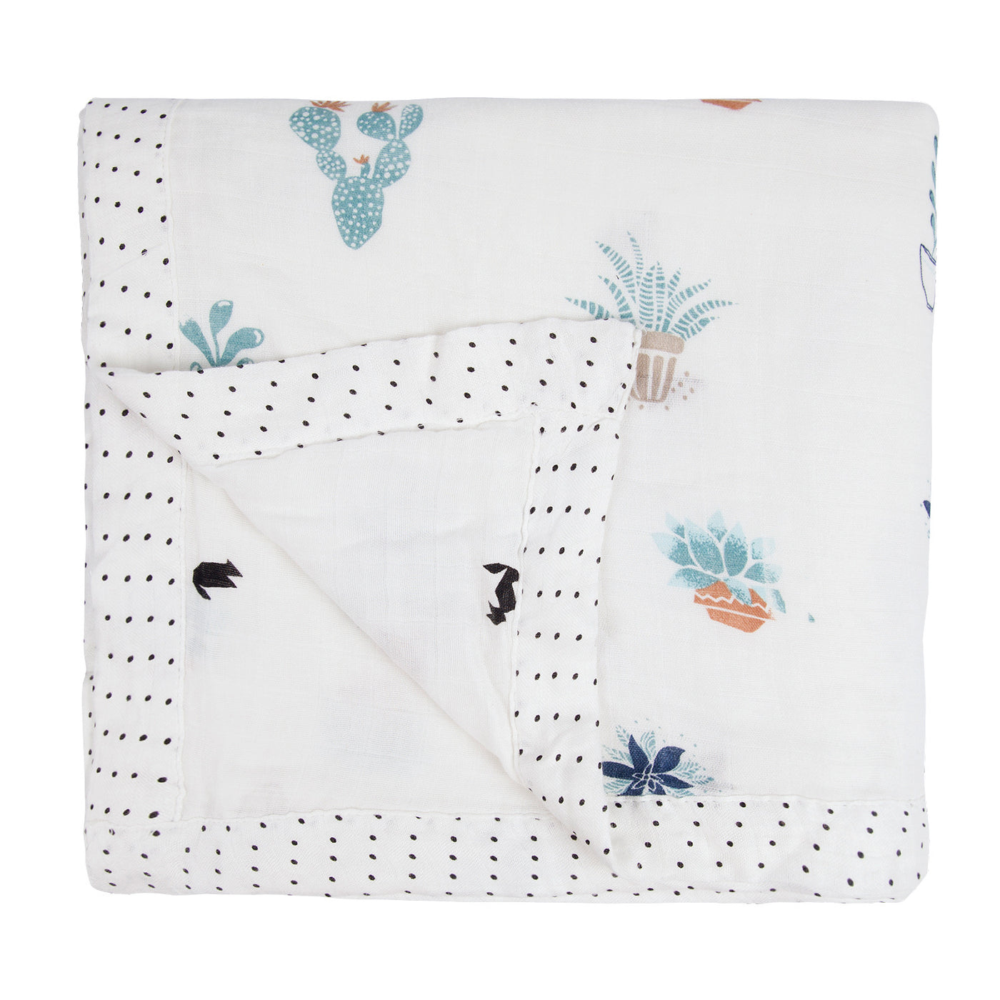 Baby Kid Double Layer Bamboo Fibre Blankets 120*120 - 0605 - Little Kooma