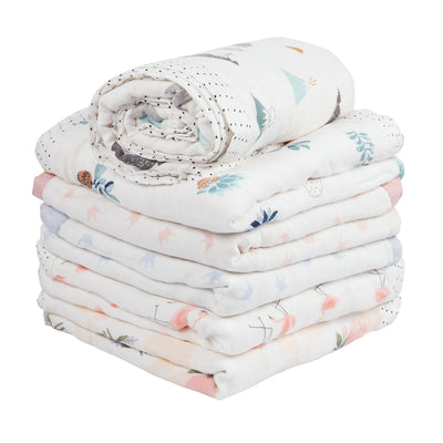 Baby Kid Double Layer Bamboo Fibre Blankets 120*120 - 0605 - Little Kooma