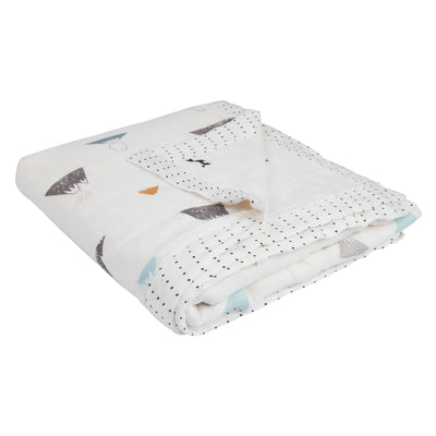Baby Kid Double Layer Bamboo Fibre Blankets 120*120 - 0605 - Little Kooma