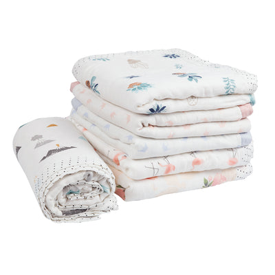 Baby Kid Double Layer Bamboo Fibre Blankets 120*120 - 0605 - Little Kooma