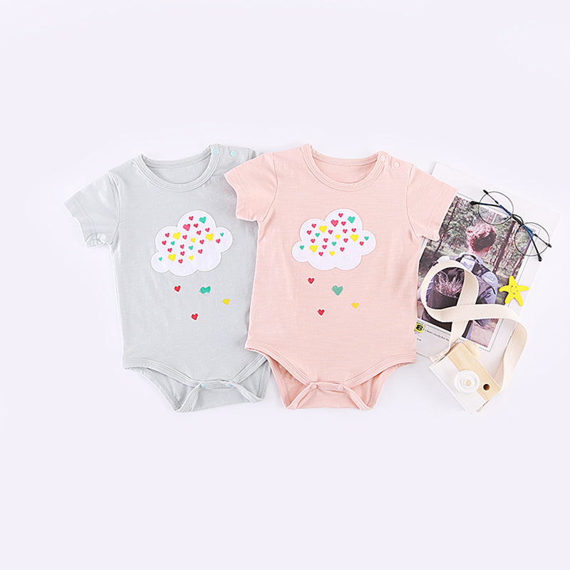 Baby Colorful Rain In The Cloud Bodysuit - 1006 - Little Kooma