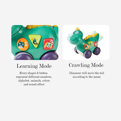 Babycare Bump & Go Toys Educational Toy with numbers, alphabet, shape, animal and sound for baby - Little Kooma