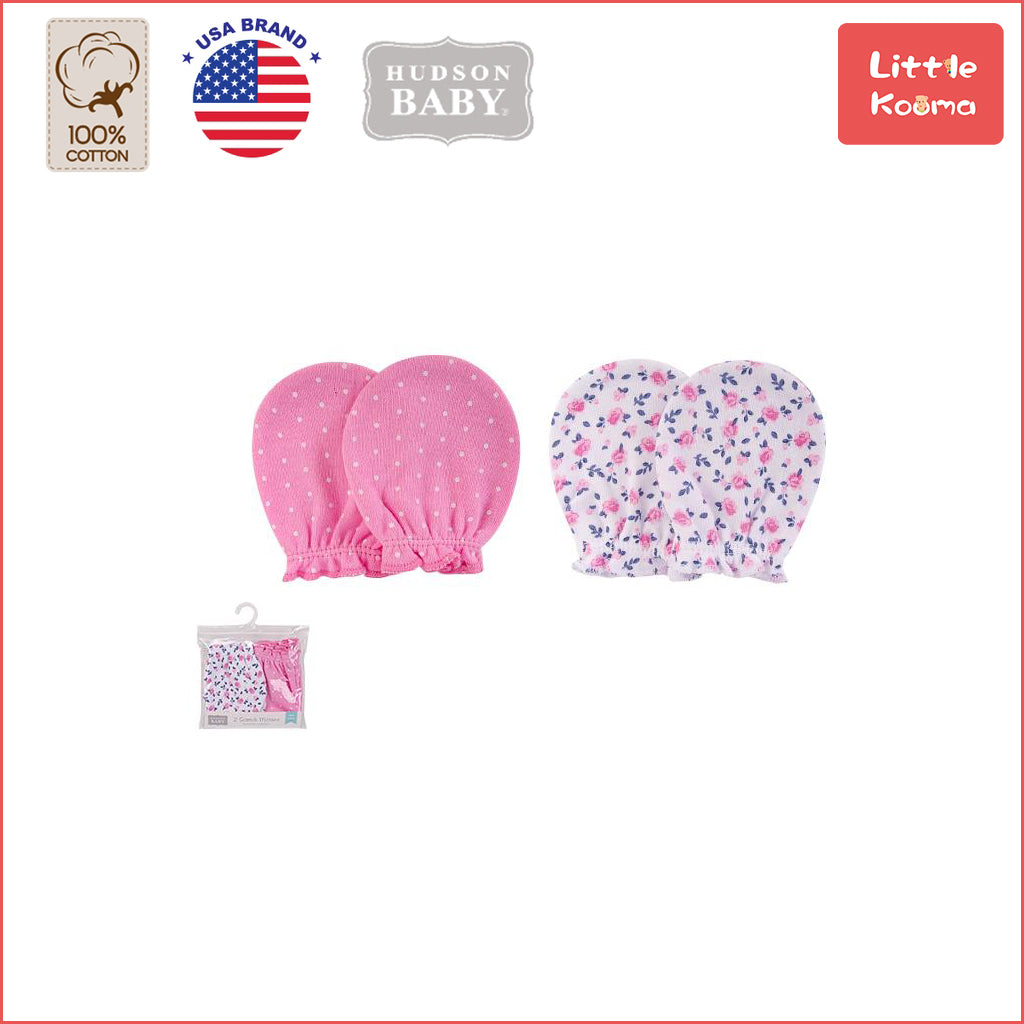 Baby Scratch Mittens Set 2 Pairs 52315 - 0821 - Little Kooma