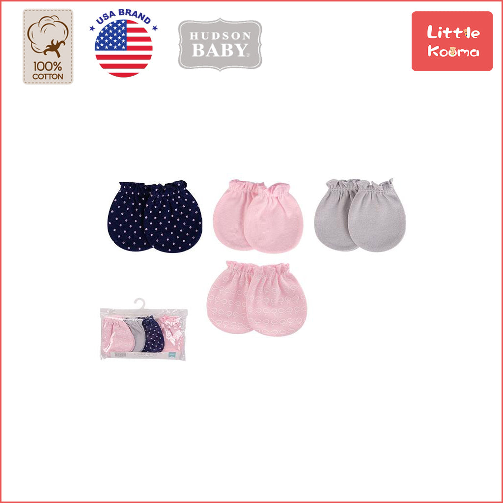 Baby Scratch Mittens Set 4 Pairs 52330 - Little Kooma